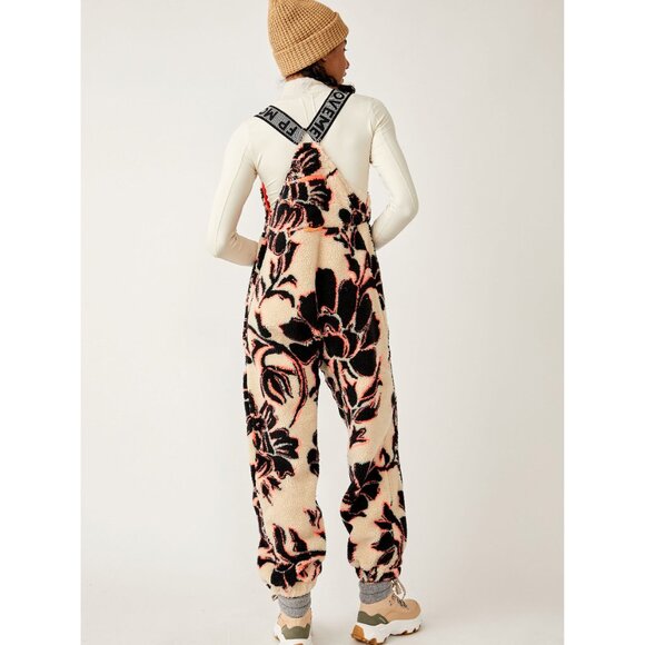 🆕 FP MOVEMENT Hit The Slopes Printed Salopette / Magnolia Combo - Picture 4 of 9